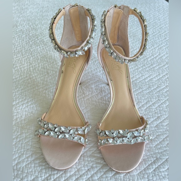 JEWEL BADGLEY MISCHKA
Women's Caroline Embellished Ankle Strap Evening Sandals - Picture 3 of 7
